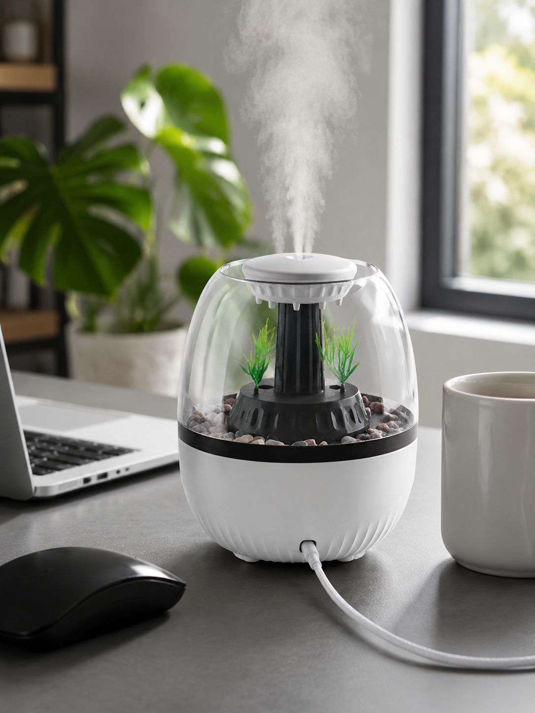 Silent operation aroma diffuser for peaceful home environment