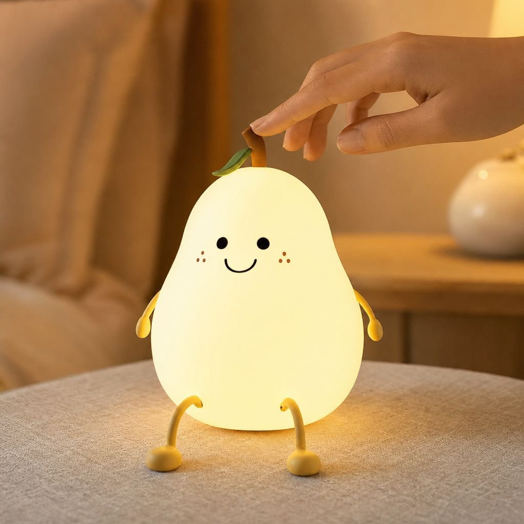 Colorful LED night light for kids and nursery decor