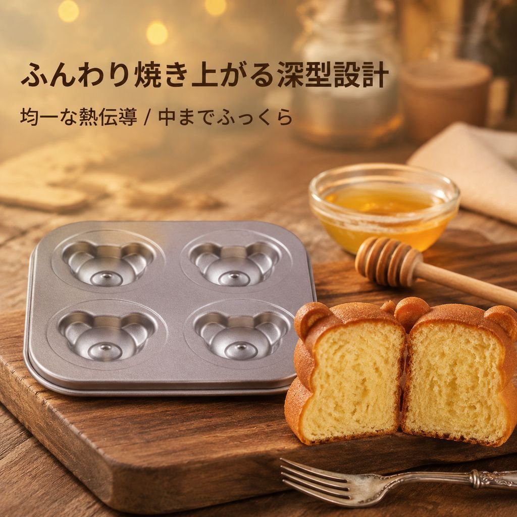 丸型ベーキングケーキモールド