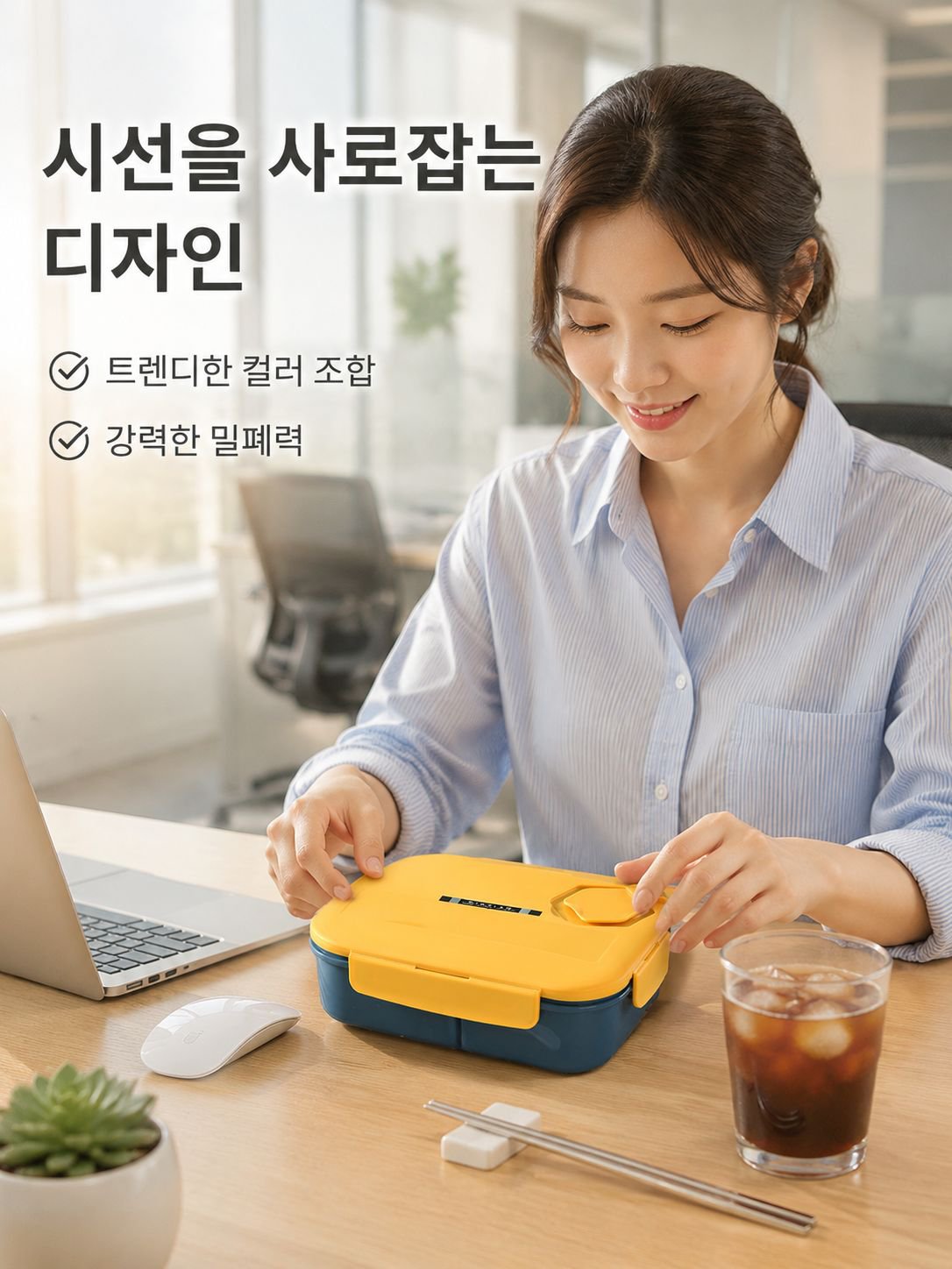 누수 방지 분리 도시락통