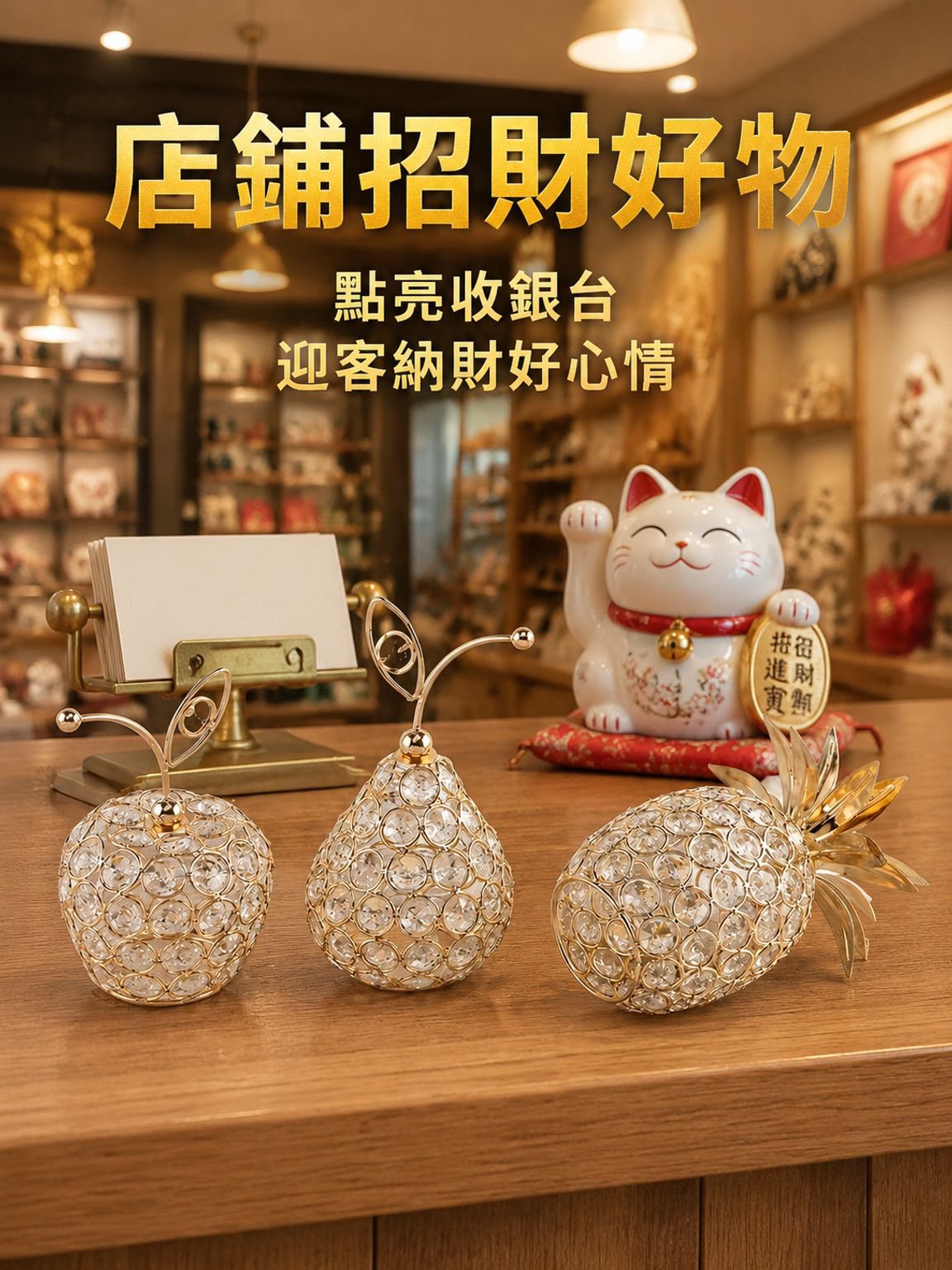 創意水晶水果擺件