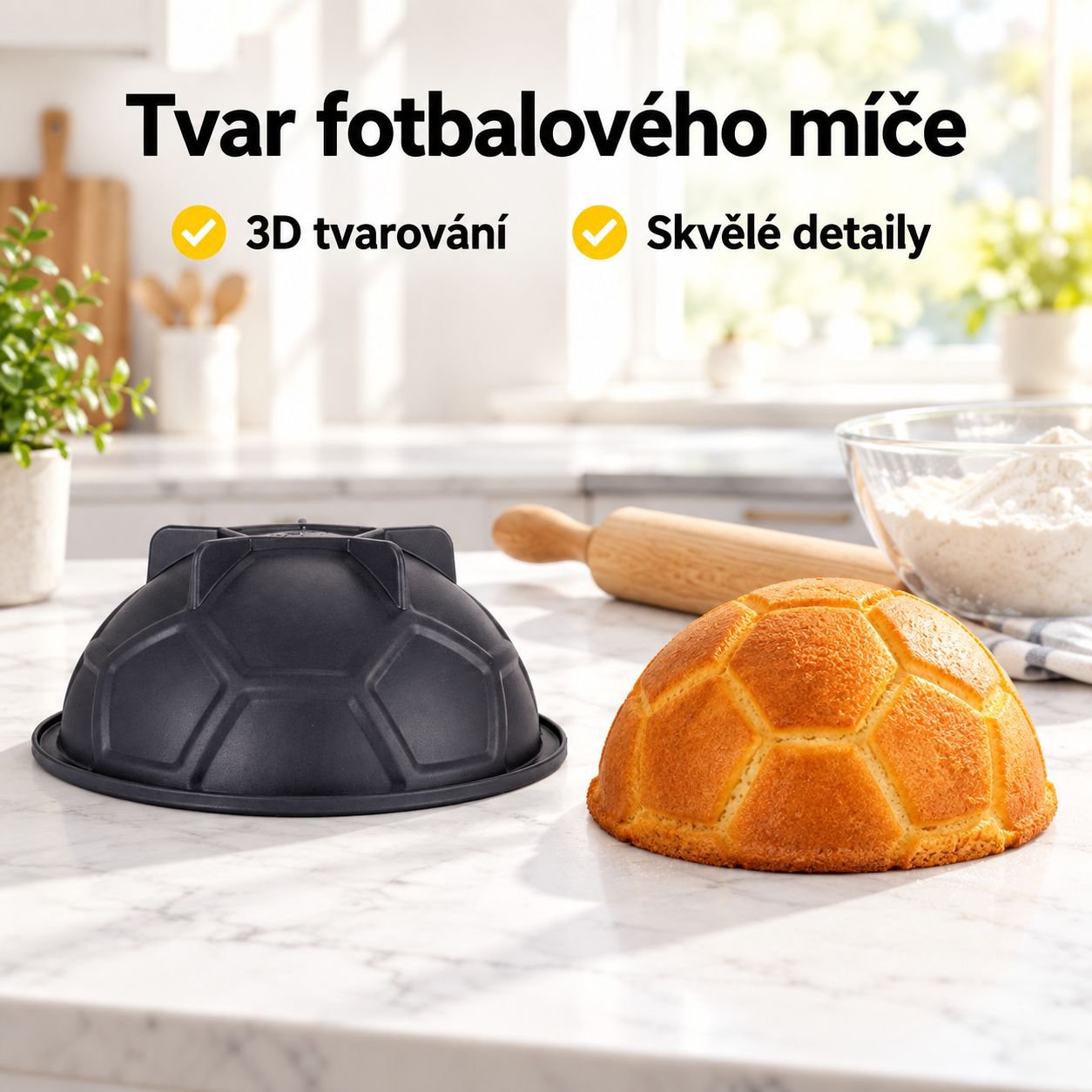 Zábavná tvarovaná forma na dort – DIY pečení