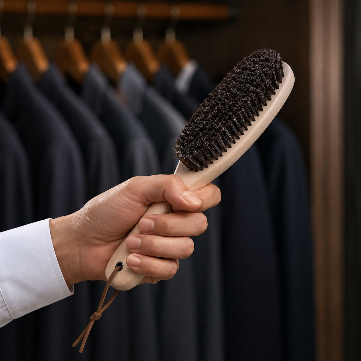 Brosse d'entretien pour manteau en laine Brosse spéciale pour laine et cachemire