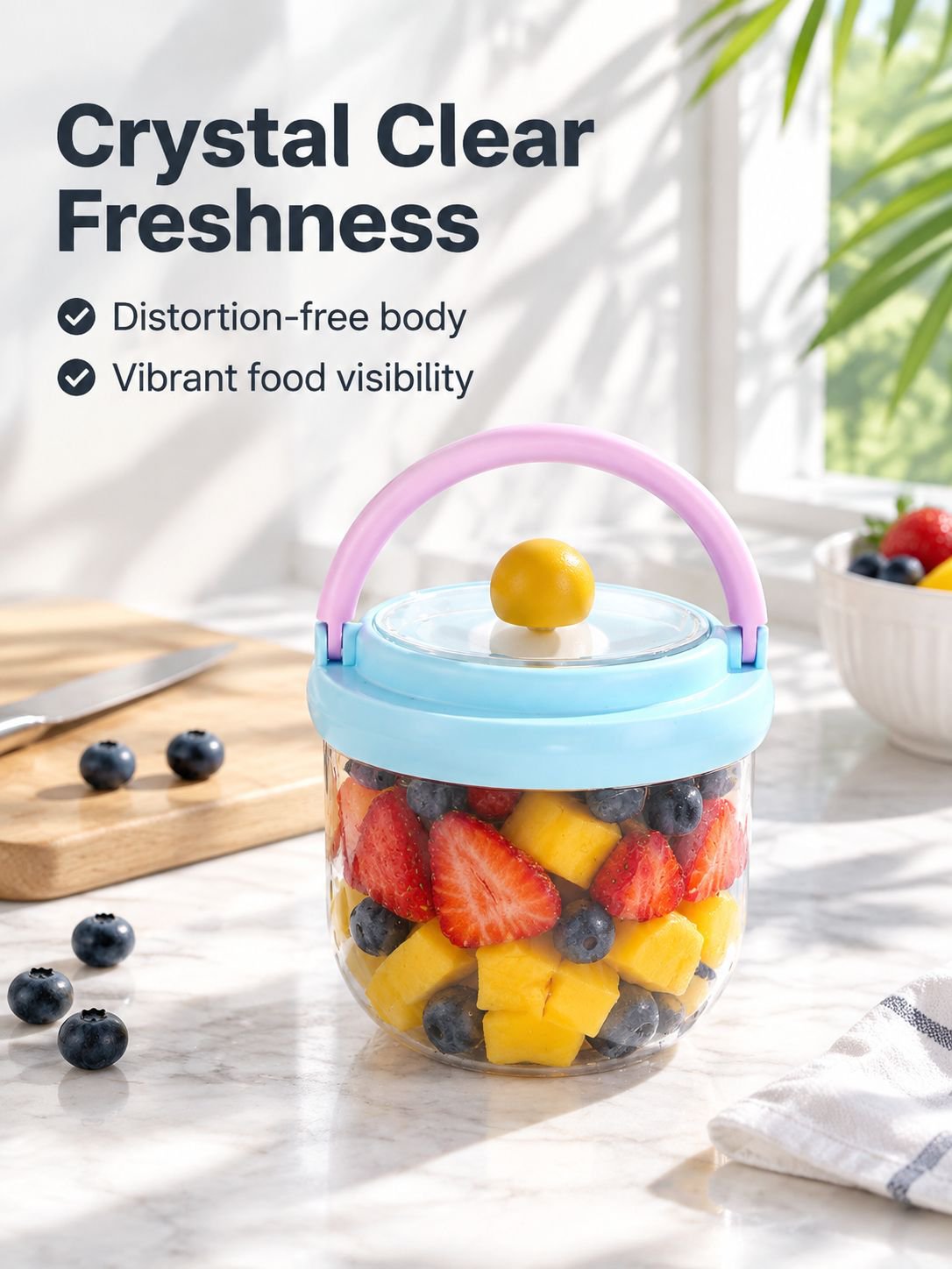 Portable Sealed Fruit Salad Cup