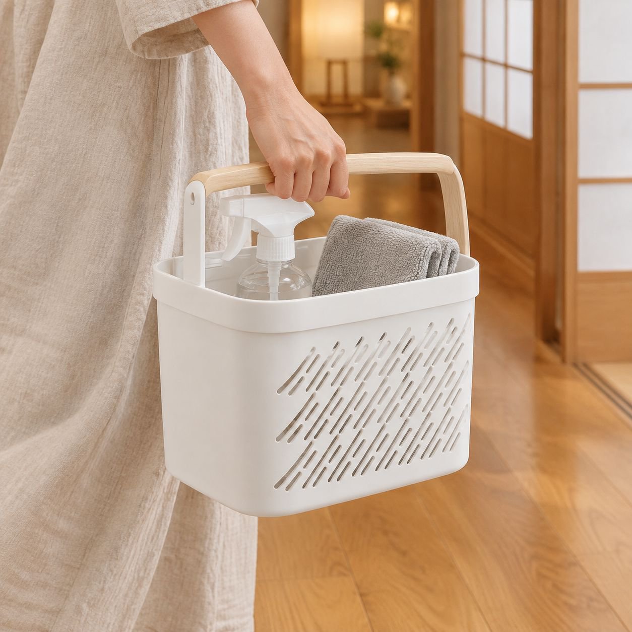 多機能収納バスケット