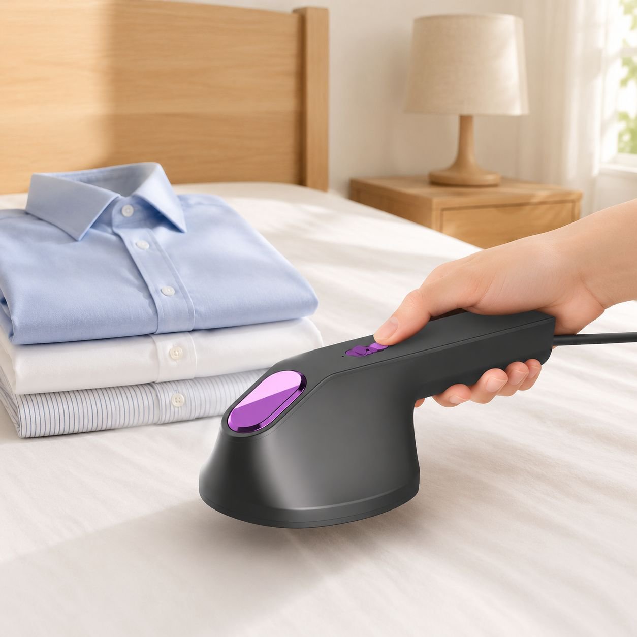 Quick heating ironing machine for garments