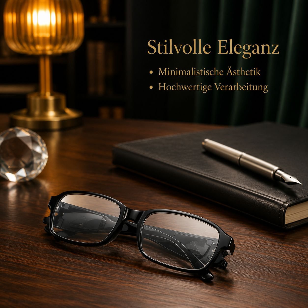 Nachtsicht-Lesebrille mit hoher Auflösung und integrierter Beleuchtung