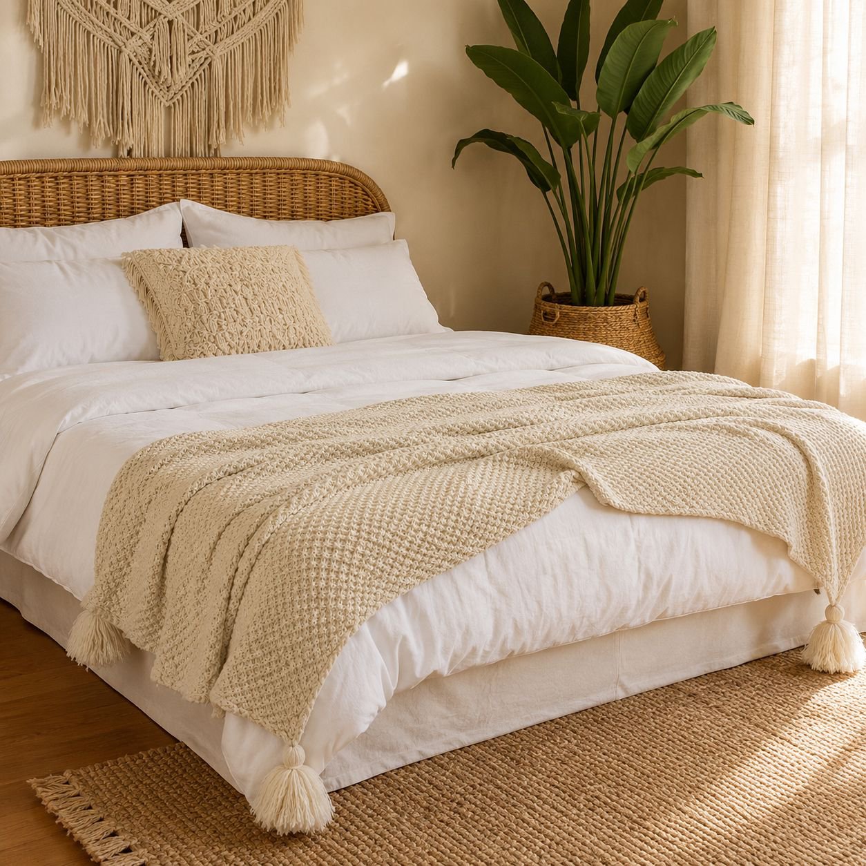 Office Use Scandinavian Leisure Knitted Wool Blanket