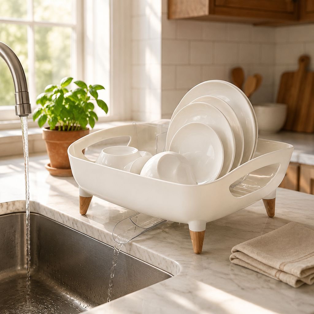 Modern light luxury kitchen draining rack