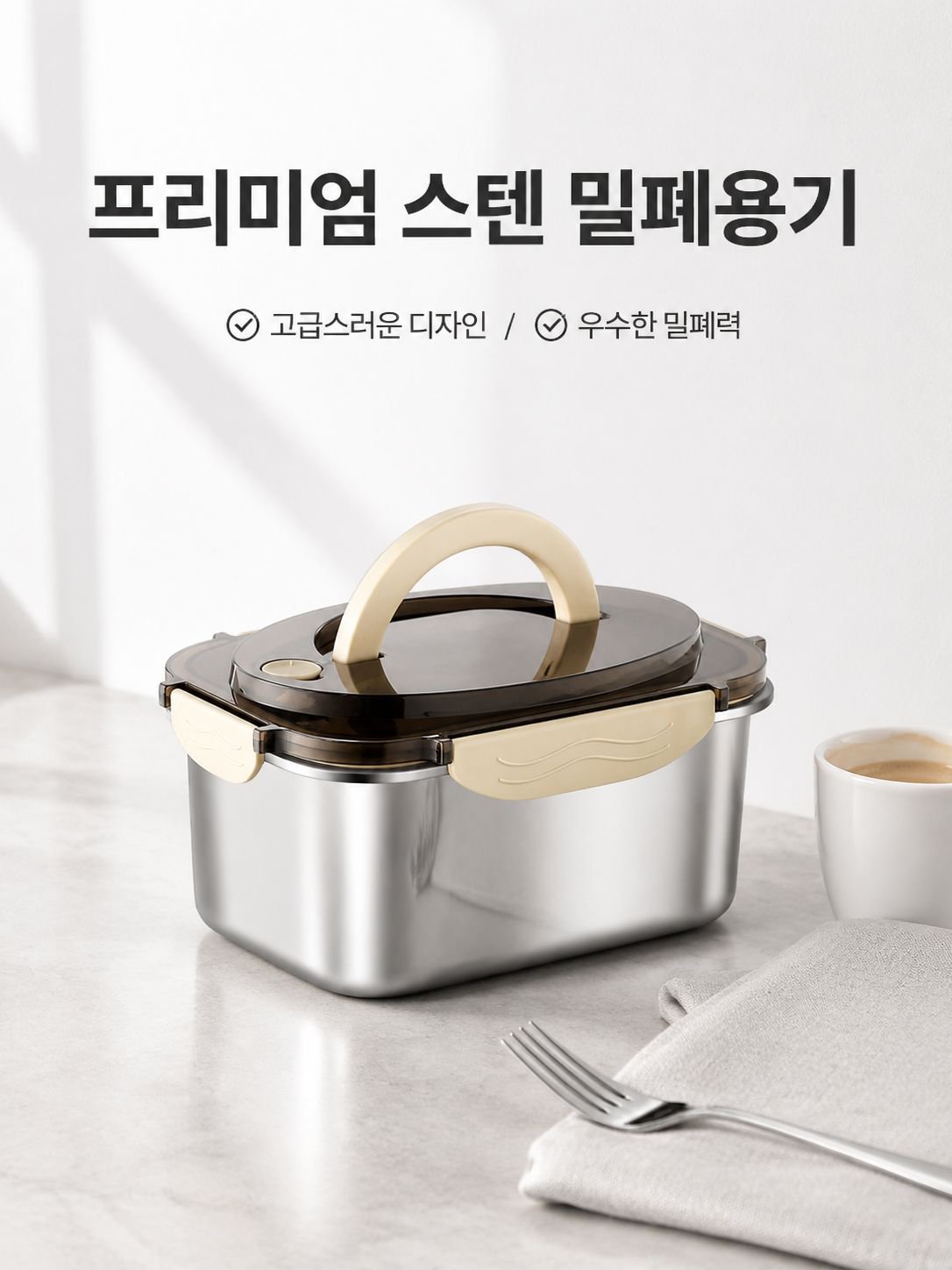 뚜껑 달린 식품 신선함 도시락