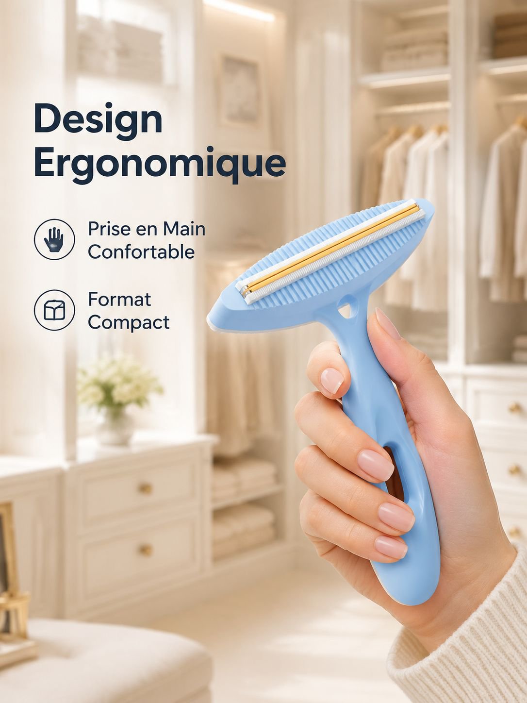 Rasoir Anti-bouloche Multifonction pour Vêtements