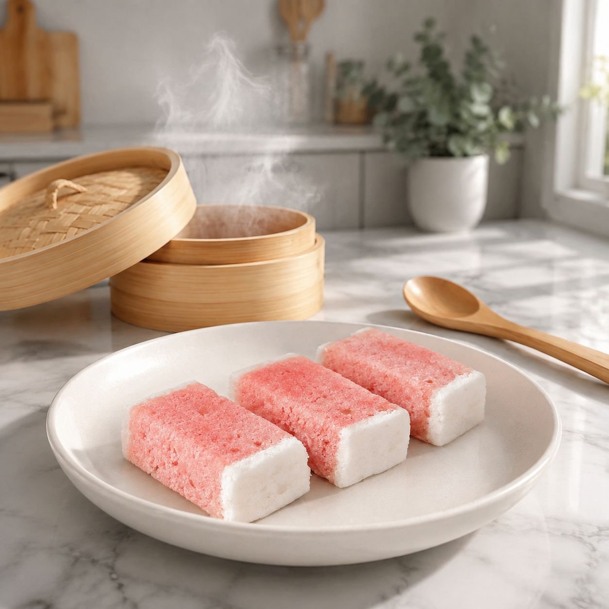 전통 과자 건강 아침 대용 떡 포장 사진