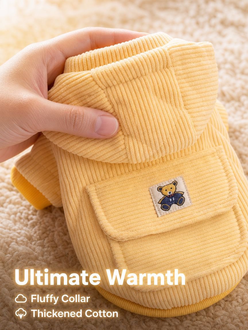 Warm dog cotton coat