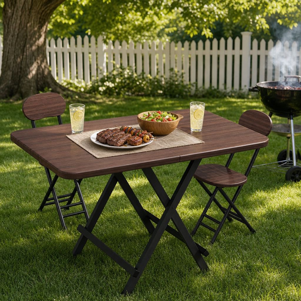 Simple Folding Dining Table Household Outdoor Portable Stall Table