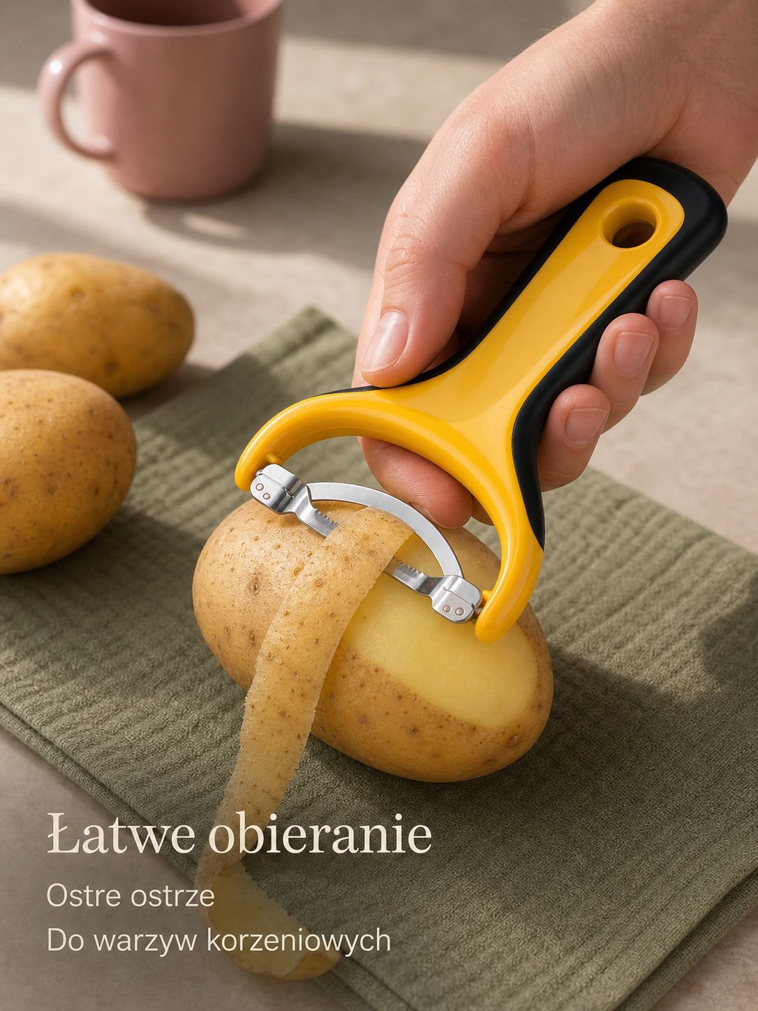 Wielofunkcyjna kuchenną tarkę do kukurydzy i warzyw oraz obieraczkę do owoców