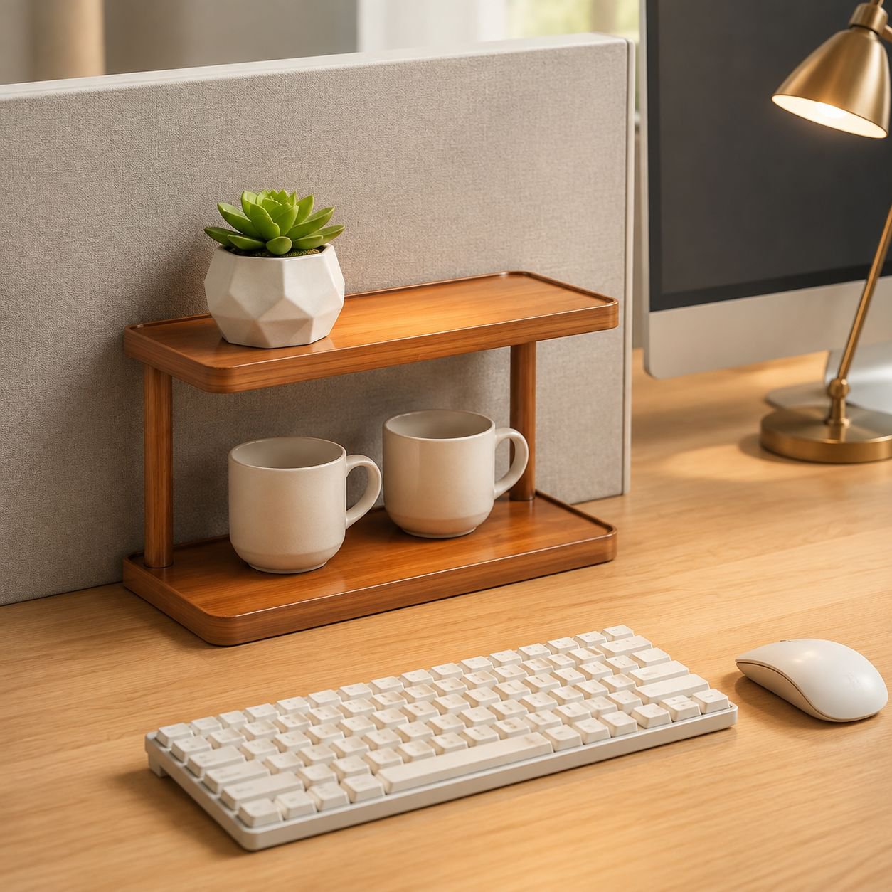 Workspace Cup Storage Rack