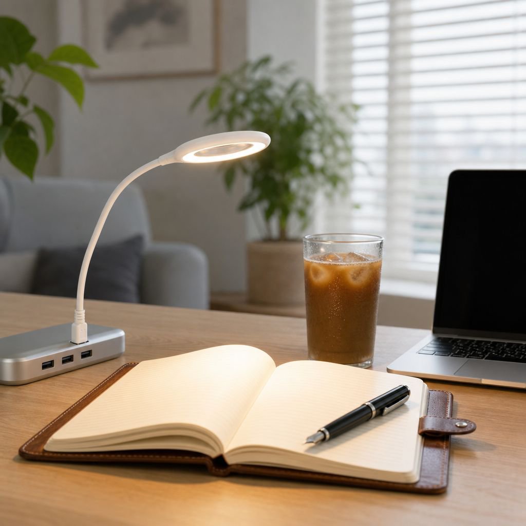 Voice-controlled USB night light