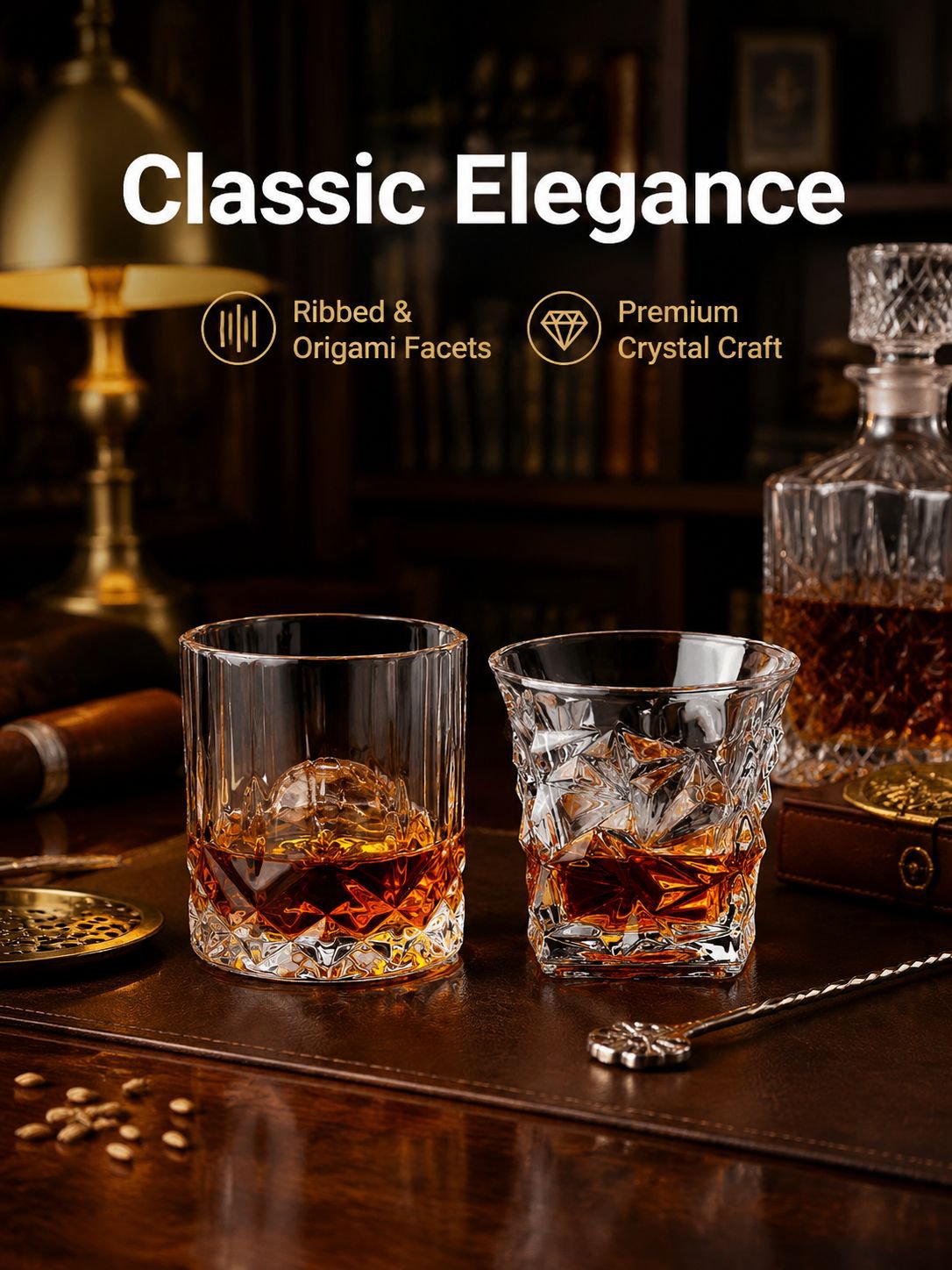 Luxury High-Clarity Crystal Goblet