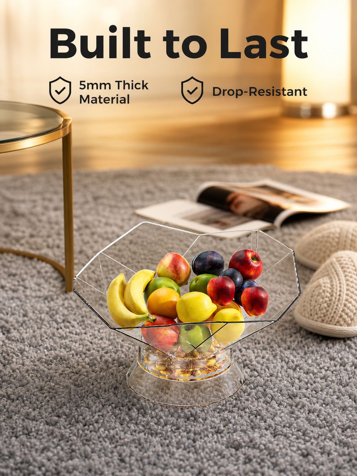 Fruit and Dessert Plate for Living Room