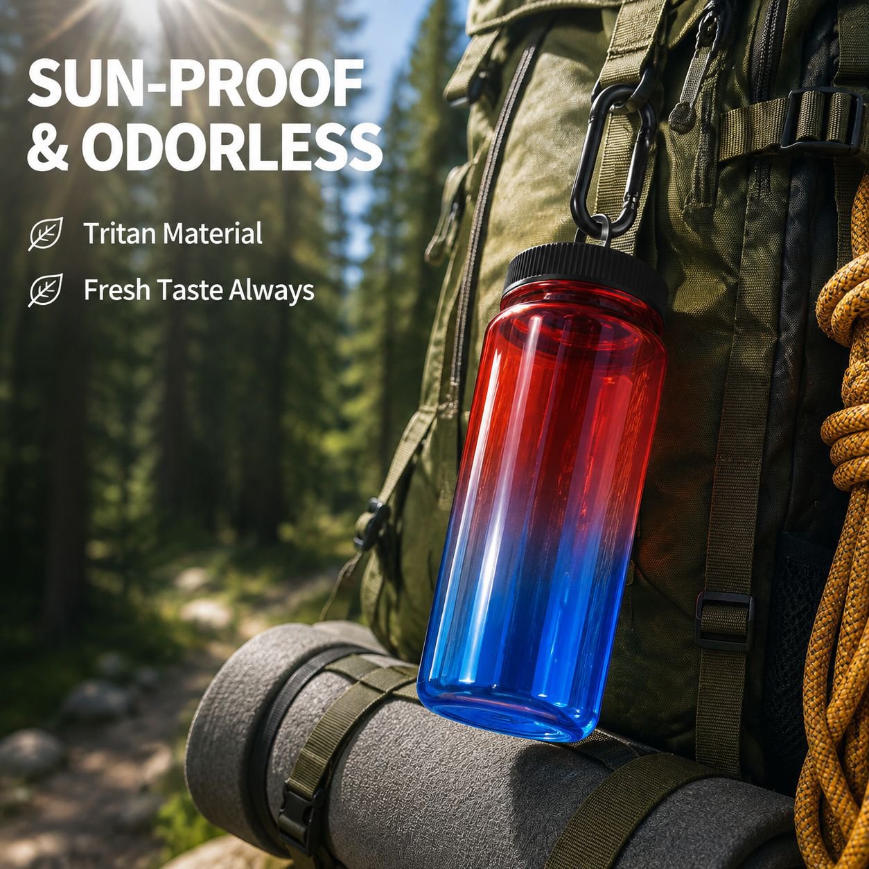 Tritan Plastic Sports Water Bottle