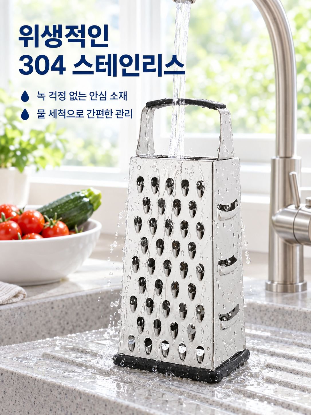4면 스테인리스 다기능 강판
