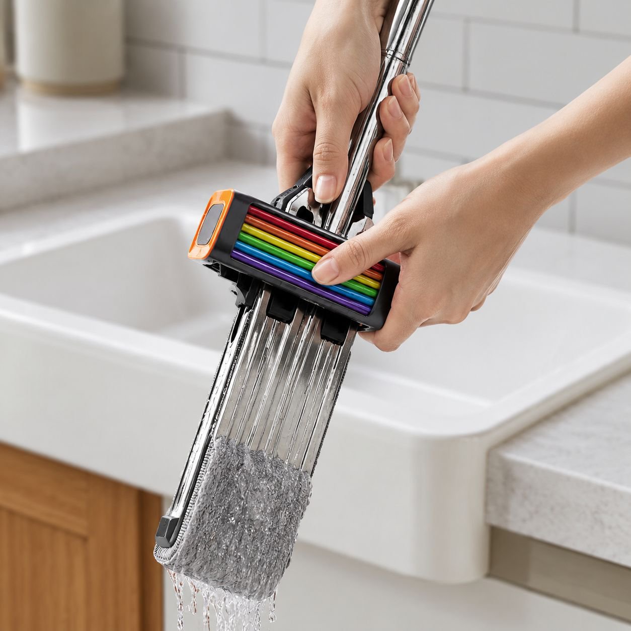 Joybos Microfiber Rotating Flat Mop Home Aluminum Alloy Floor Cleaning Set