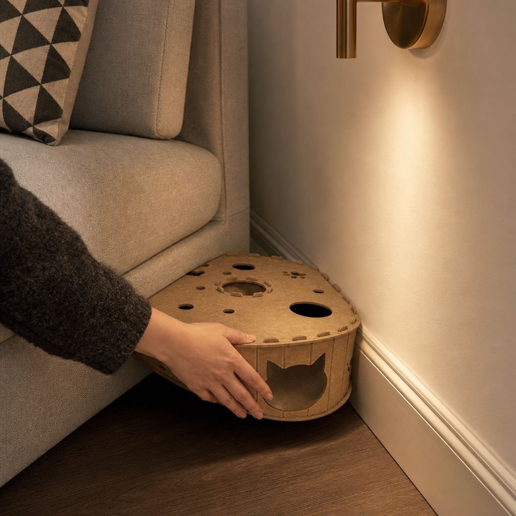 Double-layer felt pet bed