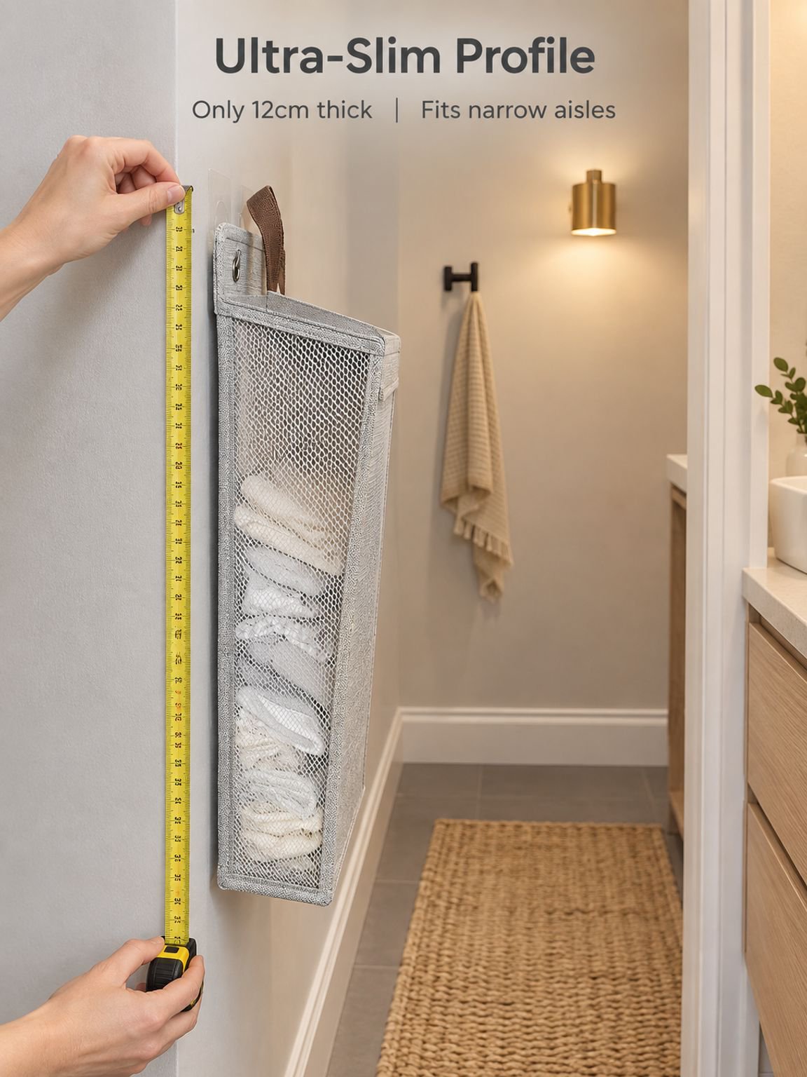Cotton and linen dirty clothes basket foldable