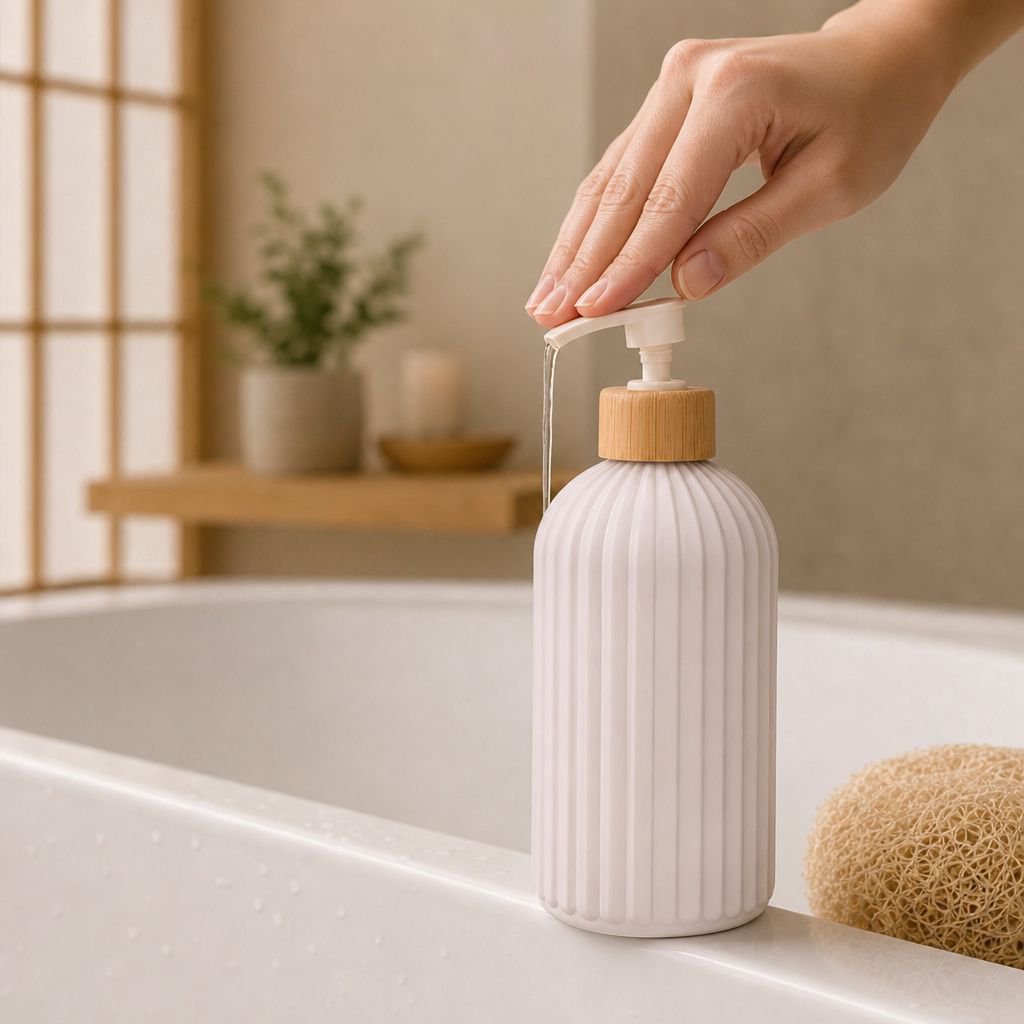 家庭用マットシャンプーボトルディスペンサー500ml