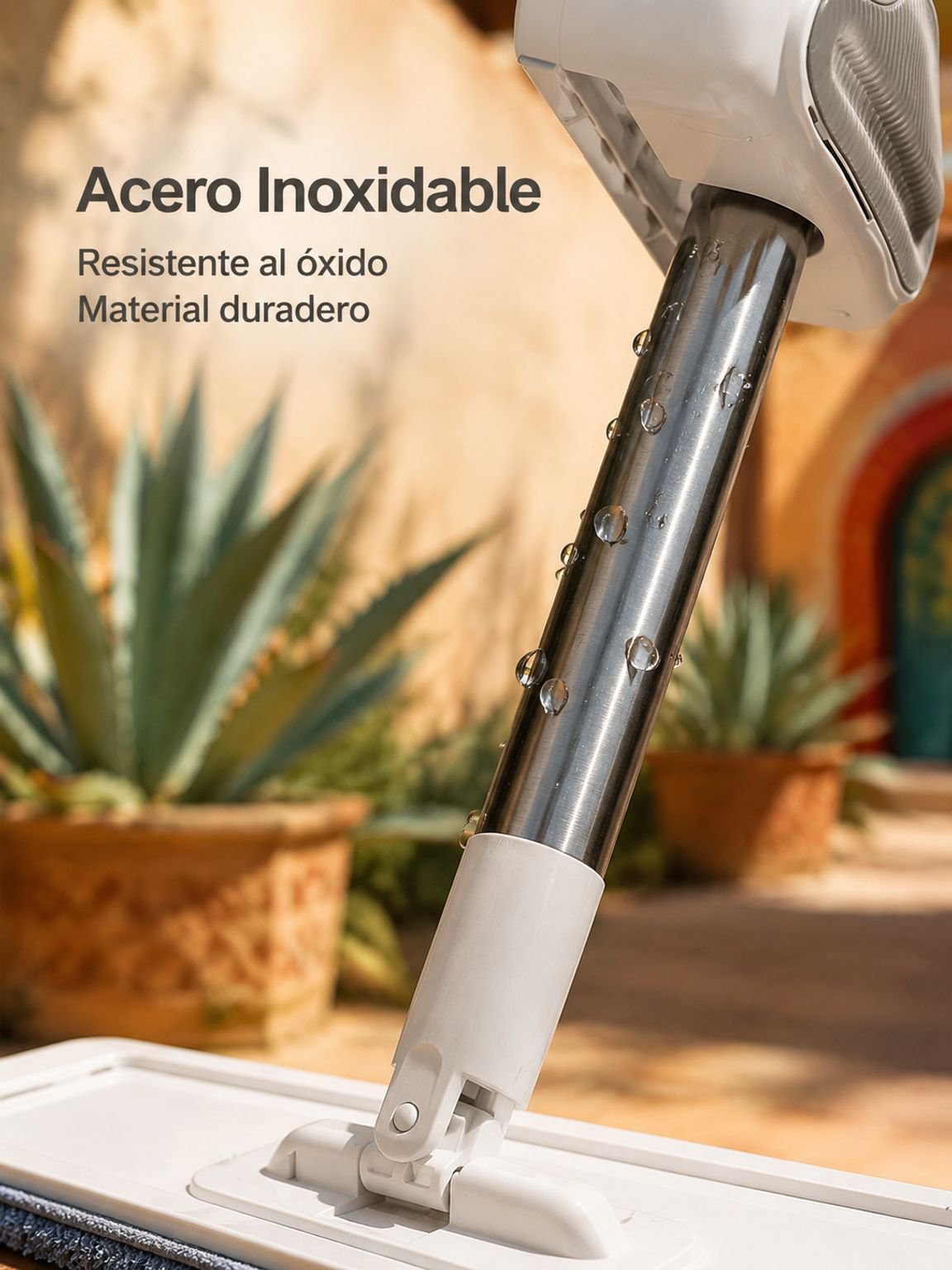 Fregona de estilo libre resistente y duradera
