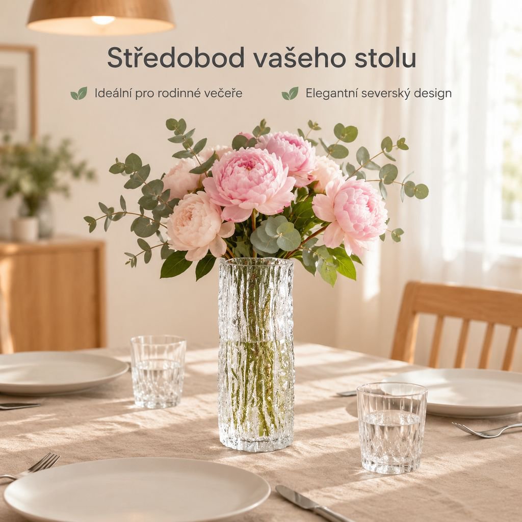 Moderní minimalistická luxusní váza