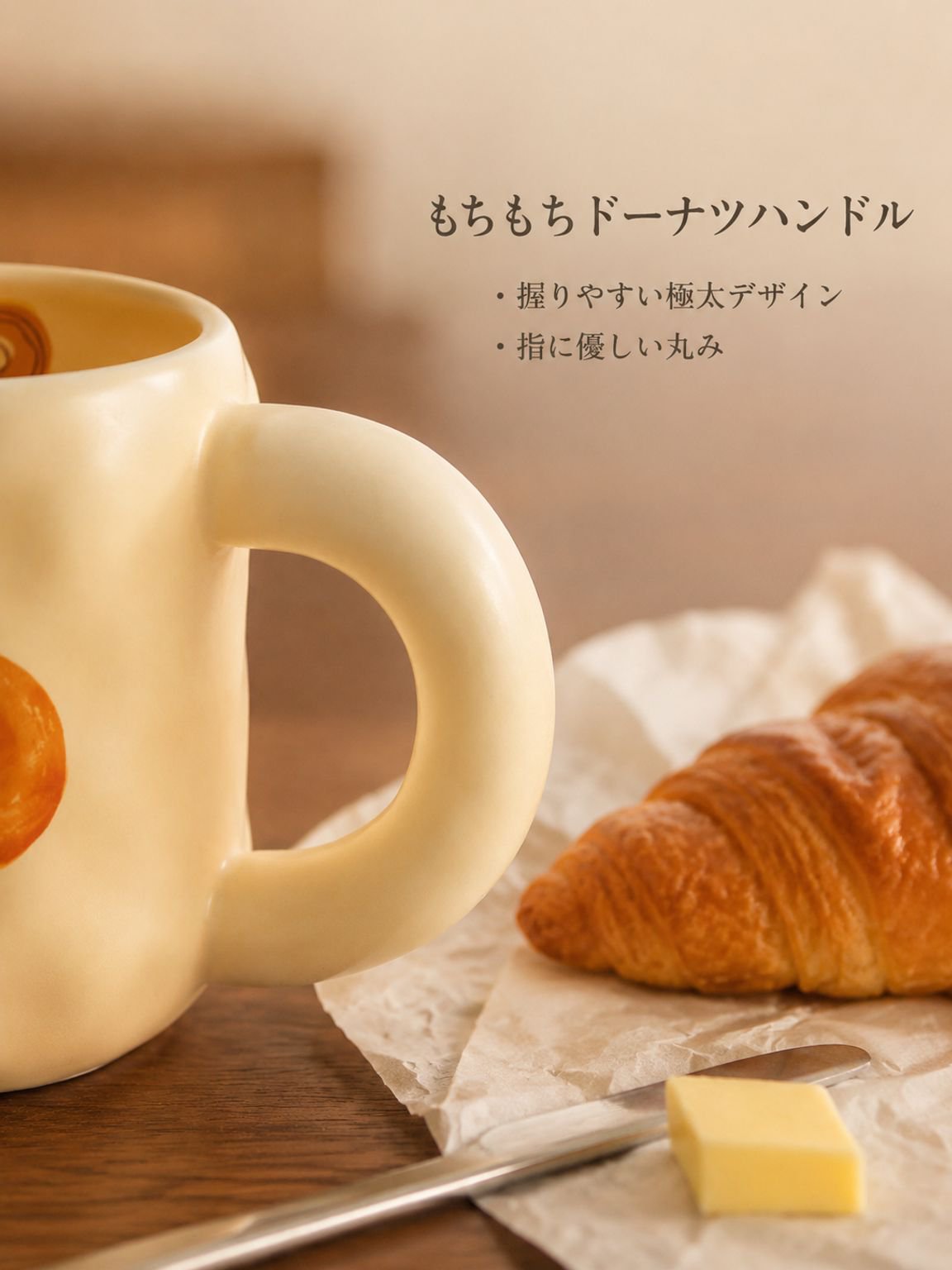 陶器のコーヒーカップ