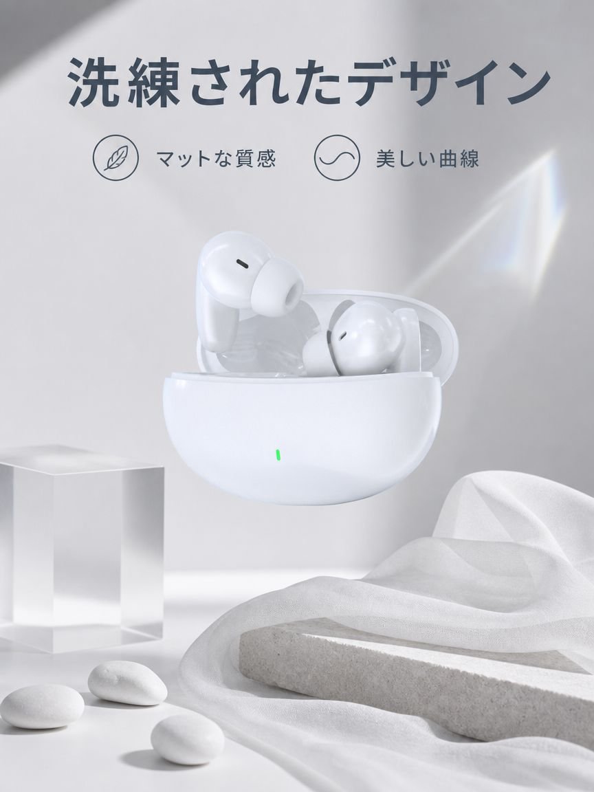 超長寿命スポーツ用ノイズキャンセルイヤホン