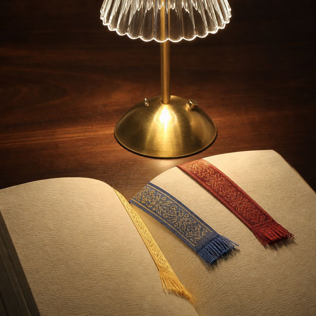 LED desk lamp with tri-color lighting options
