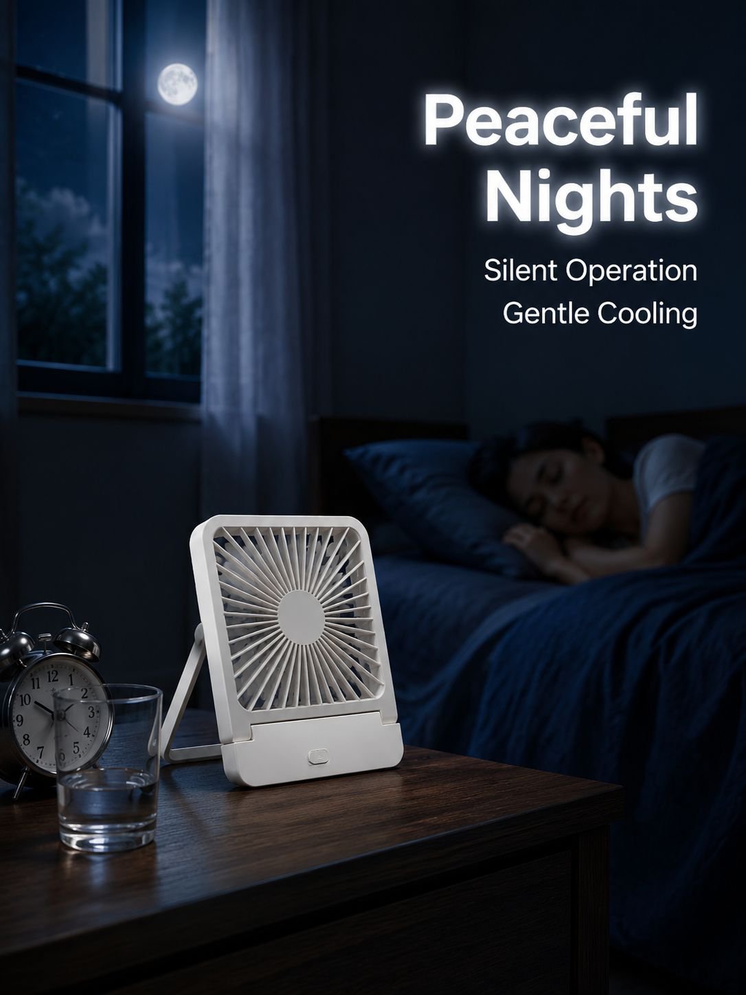 Energy-efficient mini fan for workspace