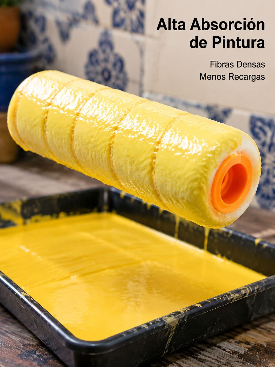 Kit de rodillos para pintar en casa, herramientas de decoración de paredes