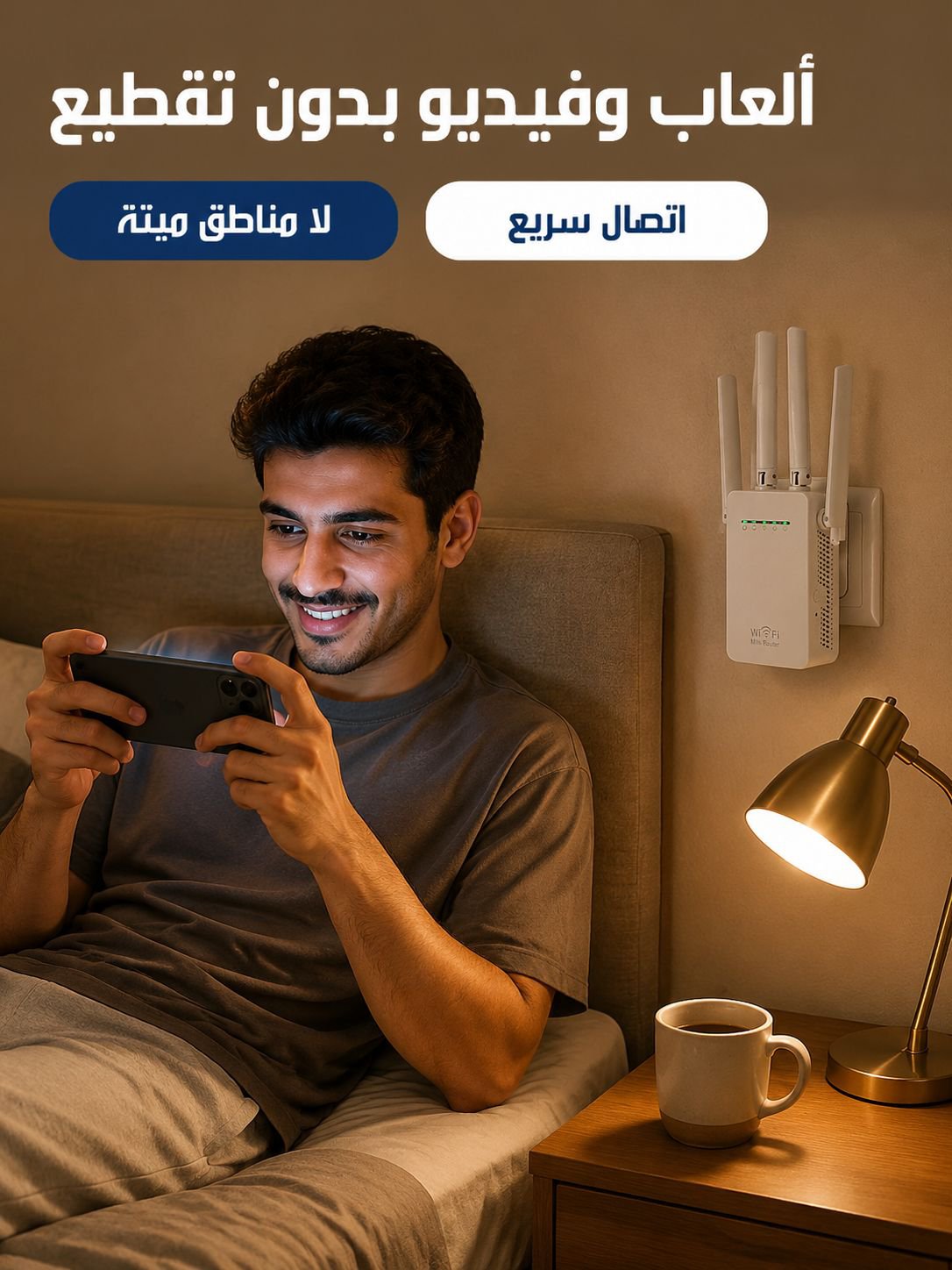 مكبر اشارة واي فاي جديد