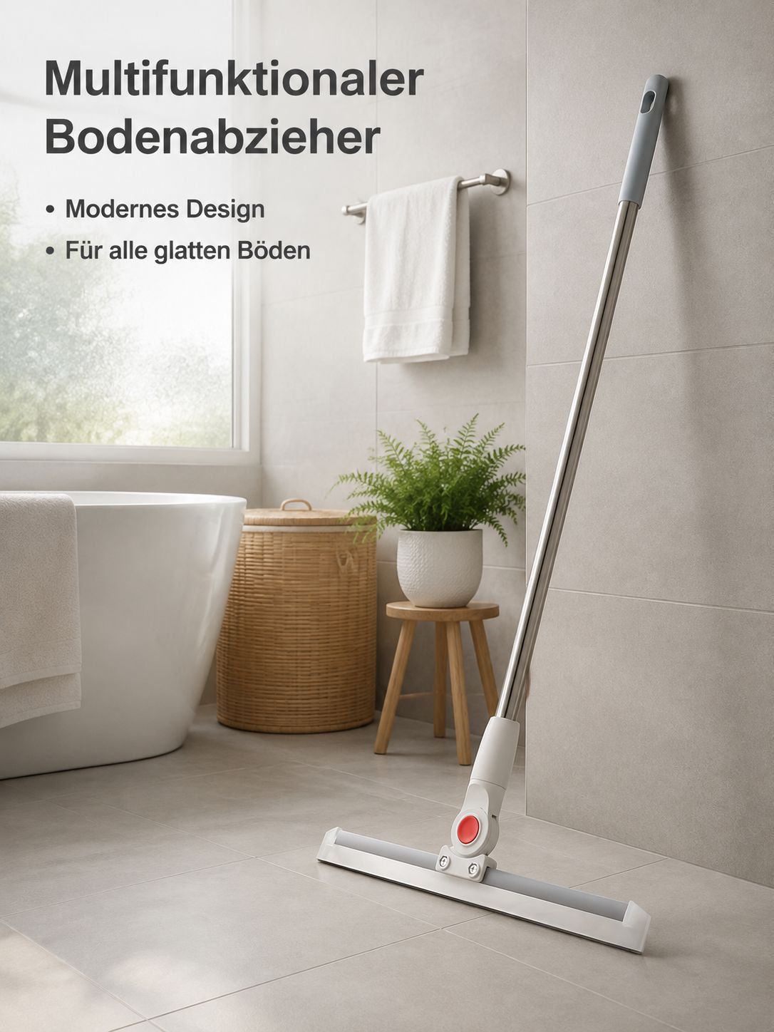 Multifunktionaler EVA Silikon Bodenabzieher für Balkon und Toilette