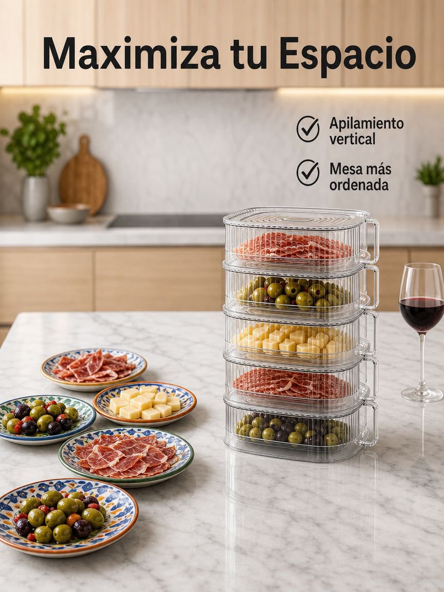 Tapa transparente y ecológica para alimentos