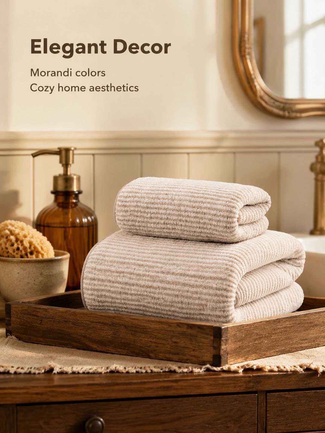 Soft coral fleece towel suitable for gym, travel, and outdoor use