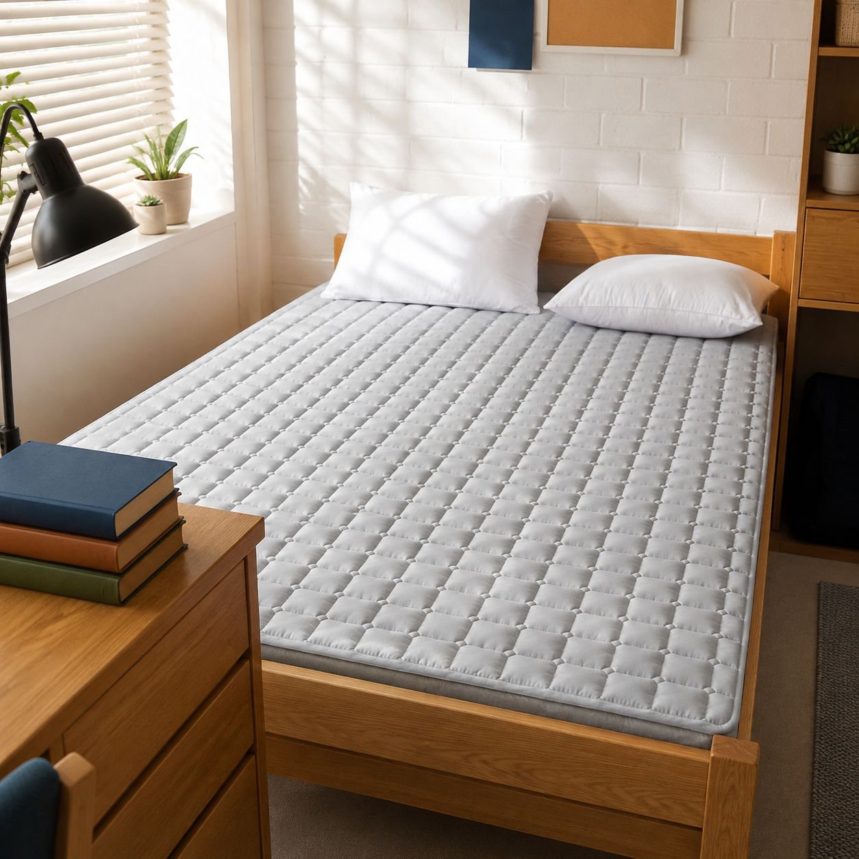 Colchoneta moderna para dormitorio universitario
