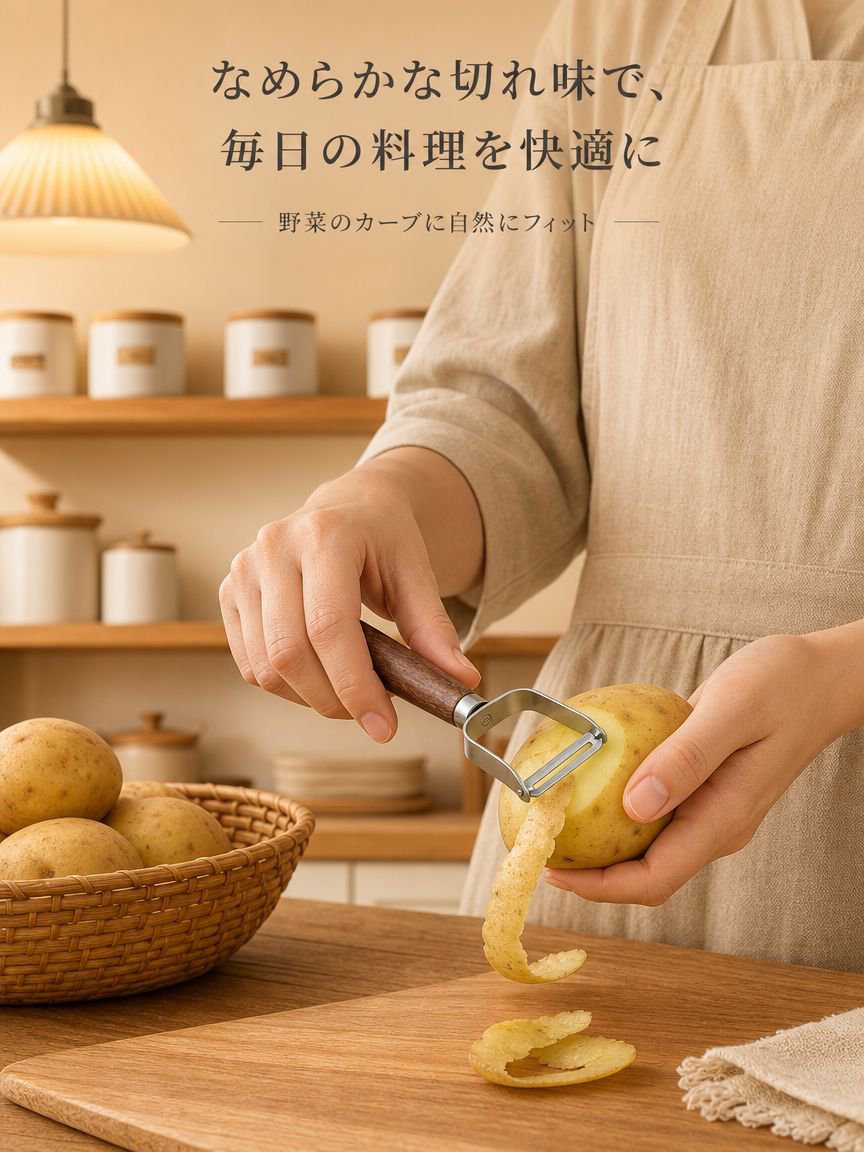 高級ウォールナット材ピーラー