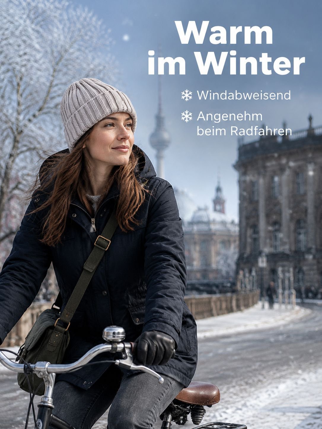 Wollmütze, warm und vielseitig, einfarbige Strickmütze für Damen und Herren