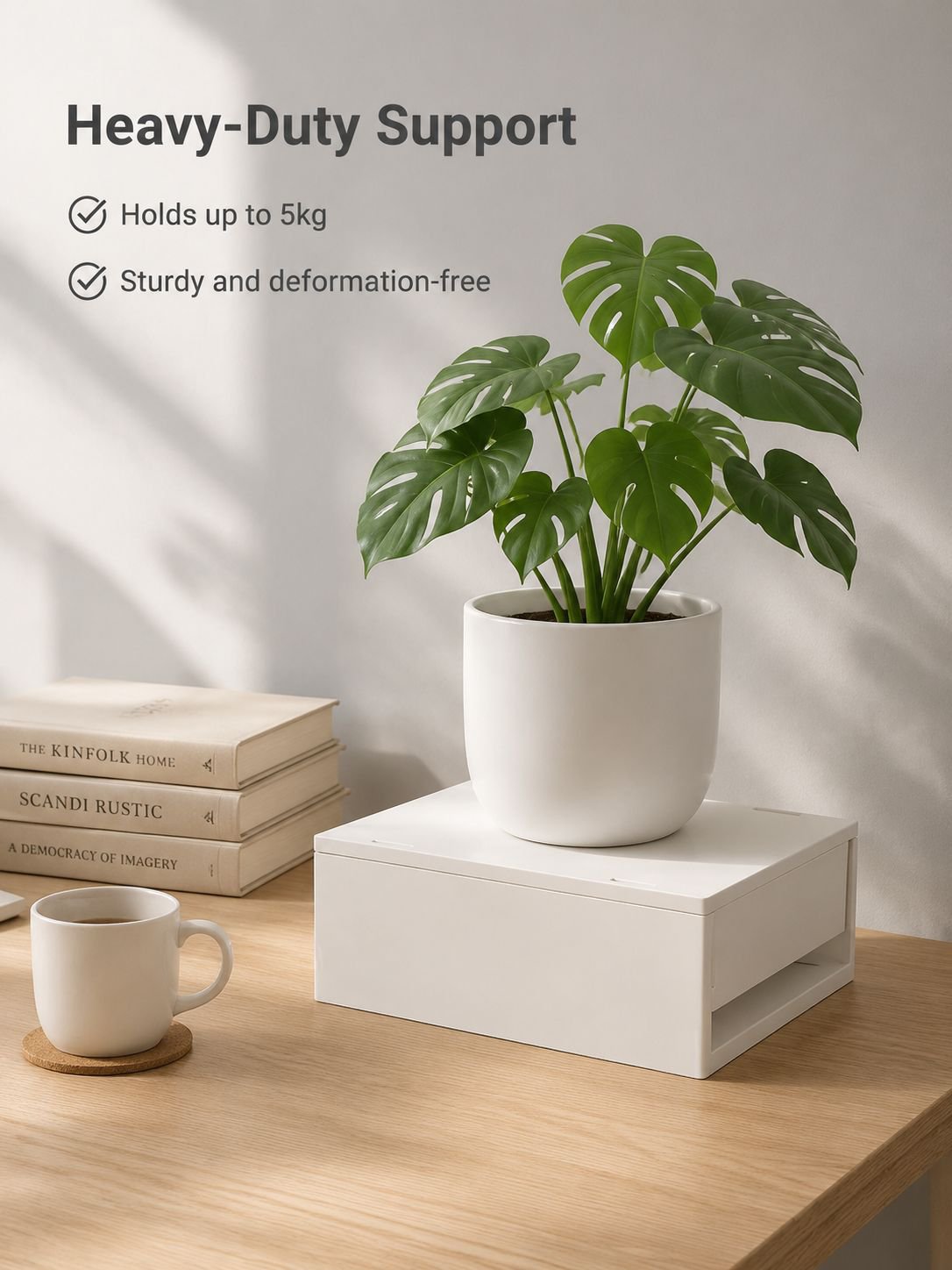 Multi-use stackable drawer box for household organization