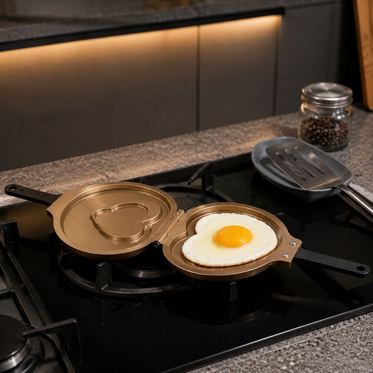 Double-sided cake pan, Mexican folding skillet, low-smoke egg and steak frying pan, breakfast pan