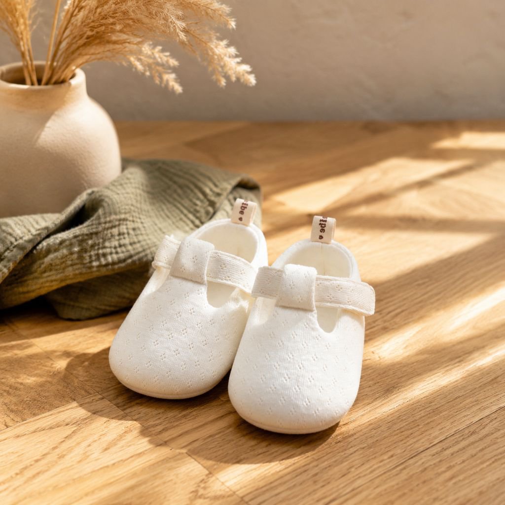 Zapatos de suela blanda para bebés antes de aprender a caminar