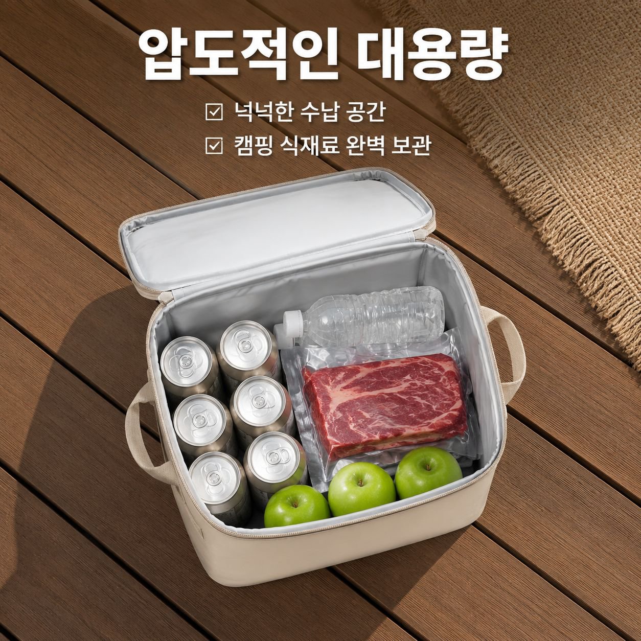 탐험가 아웃도어 보온 백