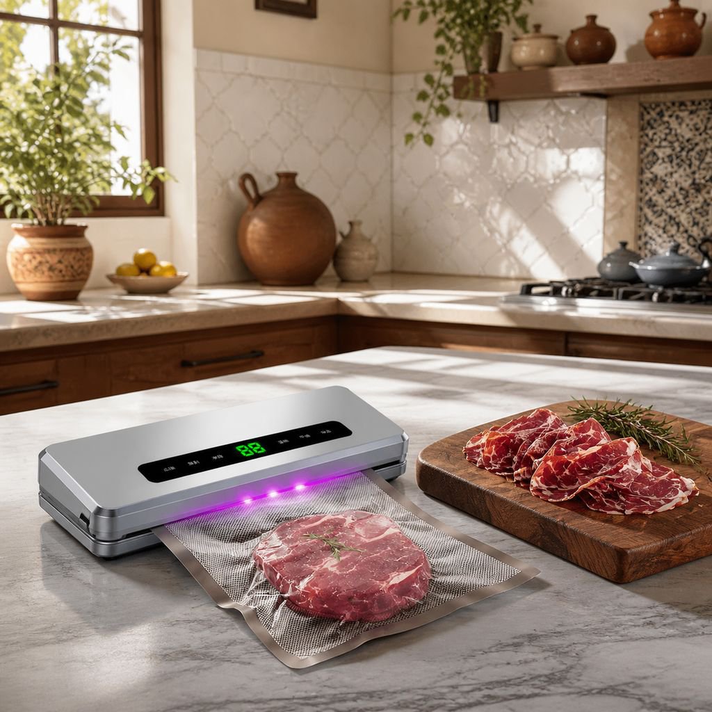 Máquina envasadora de alimentos JMY, selladora de bolsas al vacío para uso doméstico pequeña