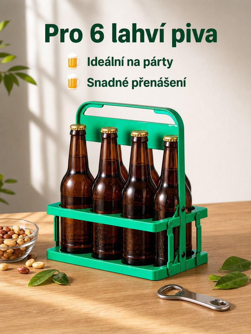 Skládací nosič na pivo