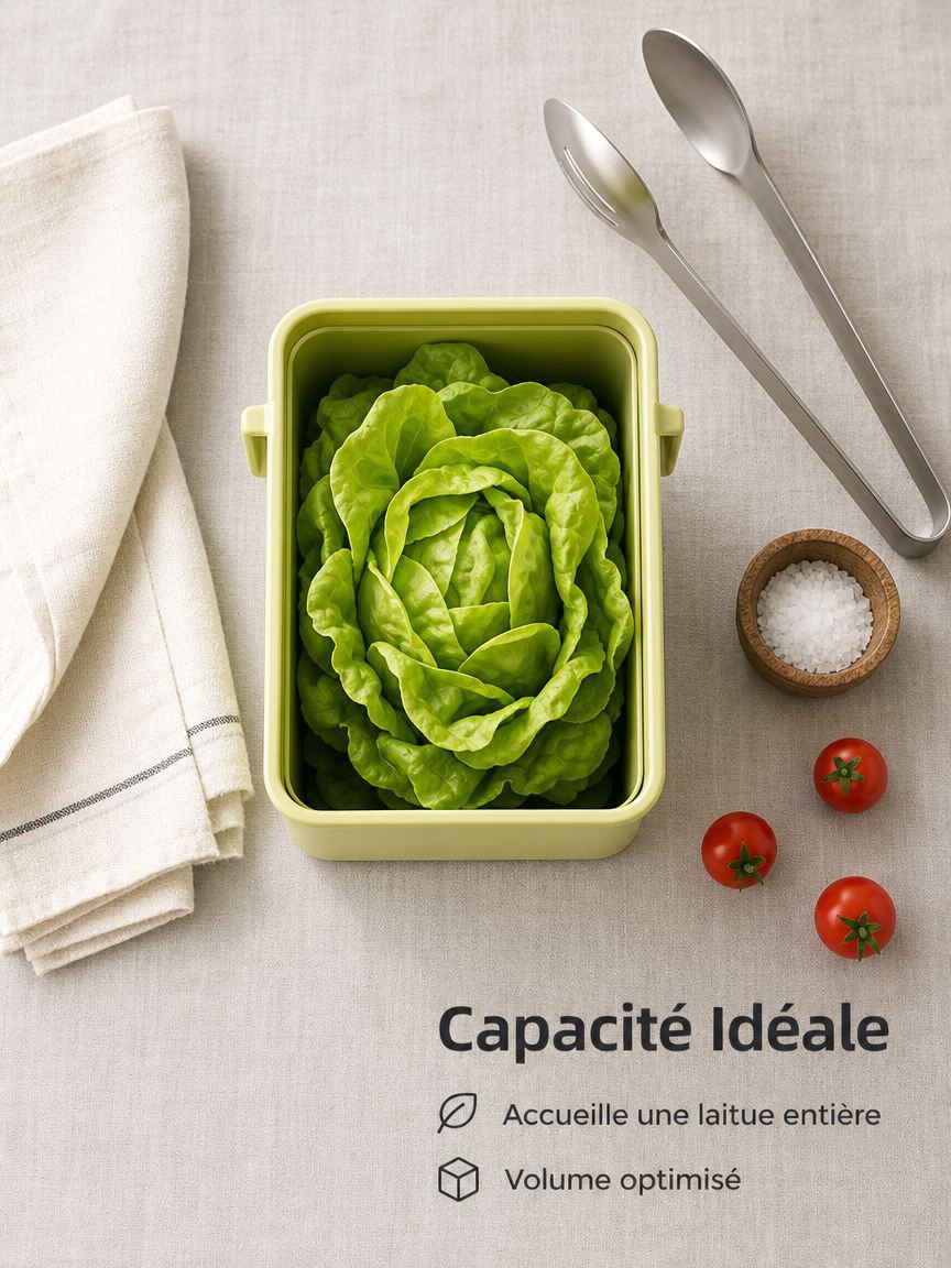 Organisation du réfrigérateur avec boîte de conservation des légumes